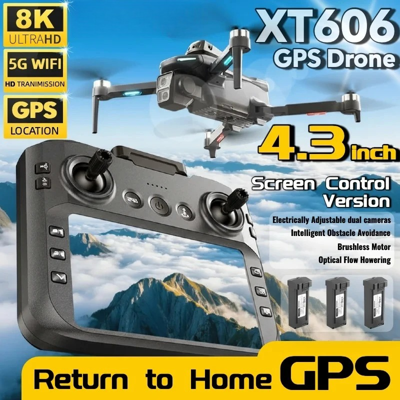 Best Deal XT606 MAX Drone GPS  - Drone Photogrammetry 评论和价格